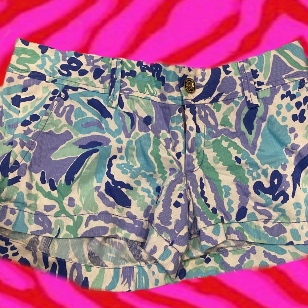 Lily Pulitzer Walsh Shorts Size 2 In Great Condition
